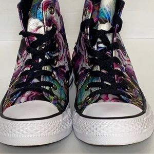 Converse Chuck Taylor All Star HighTop Dead Floral Size 6 Women’s and Size 4 Men